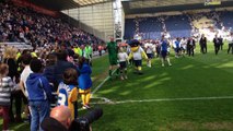 Preston 1-1 Leeds United players lap of honour