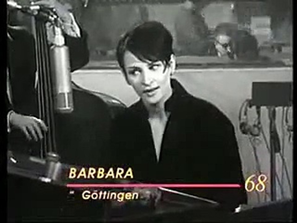 Barbara - Göttingen (French Chansoneuse reminisces about West German University Town)