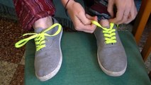 Could you tie your shoes that fast? laçage super rapide