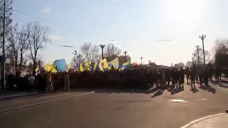 Фанаты Металлиста и Шахтера против оккупации Путина