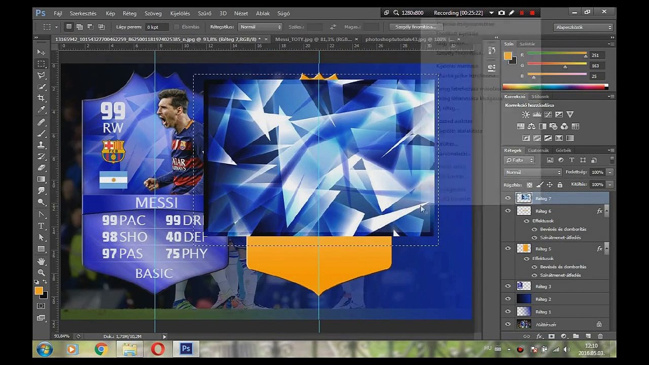 FIFA 17 - MOTM Card 'Design' Concept - EDEN HAZARD FIFA 17 - Meccs embere Kártya Design