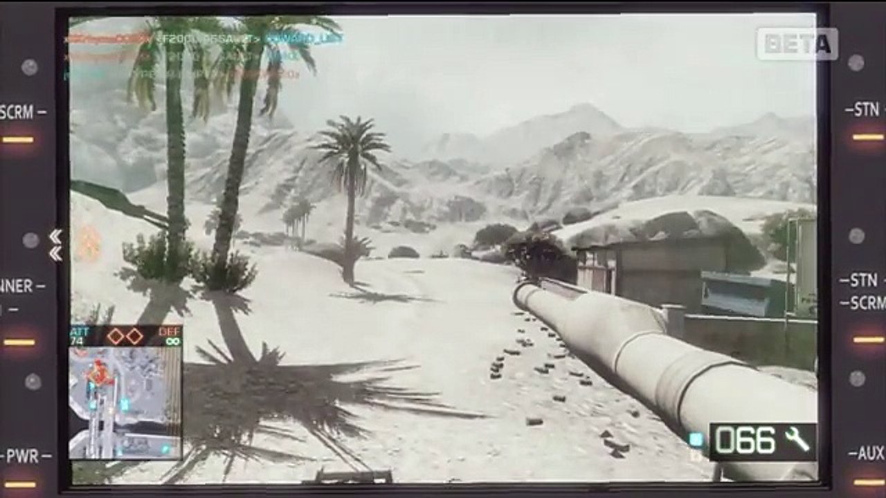 Battlefield Bad Company 2 beta Tank GamePlay