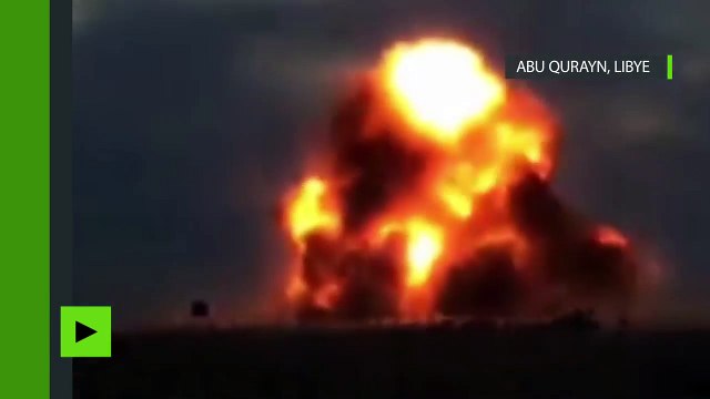 Le moment de l’attentat suicide de Daesh en Libye capturé par des caméras