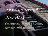 Vivaldi/Bach Concerto in A minor for Organ BWV 593 (on clavichord)