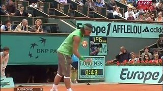Roland Garros 2008 1/2 Final - Rafael Nadal vs Novak Djokovic