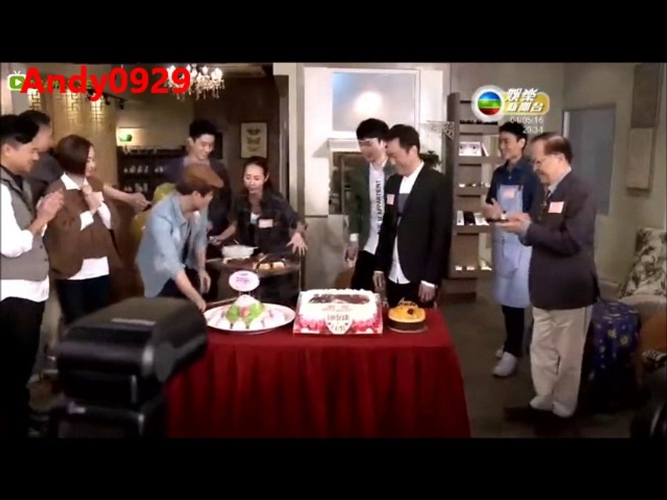 黎耀祥, 毛舜筠, 鍾景輝, 陳國邦 拍攝 愛·回家之八時入席 2016年5月4日。
