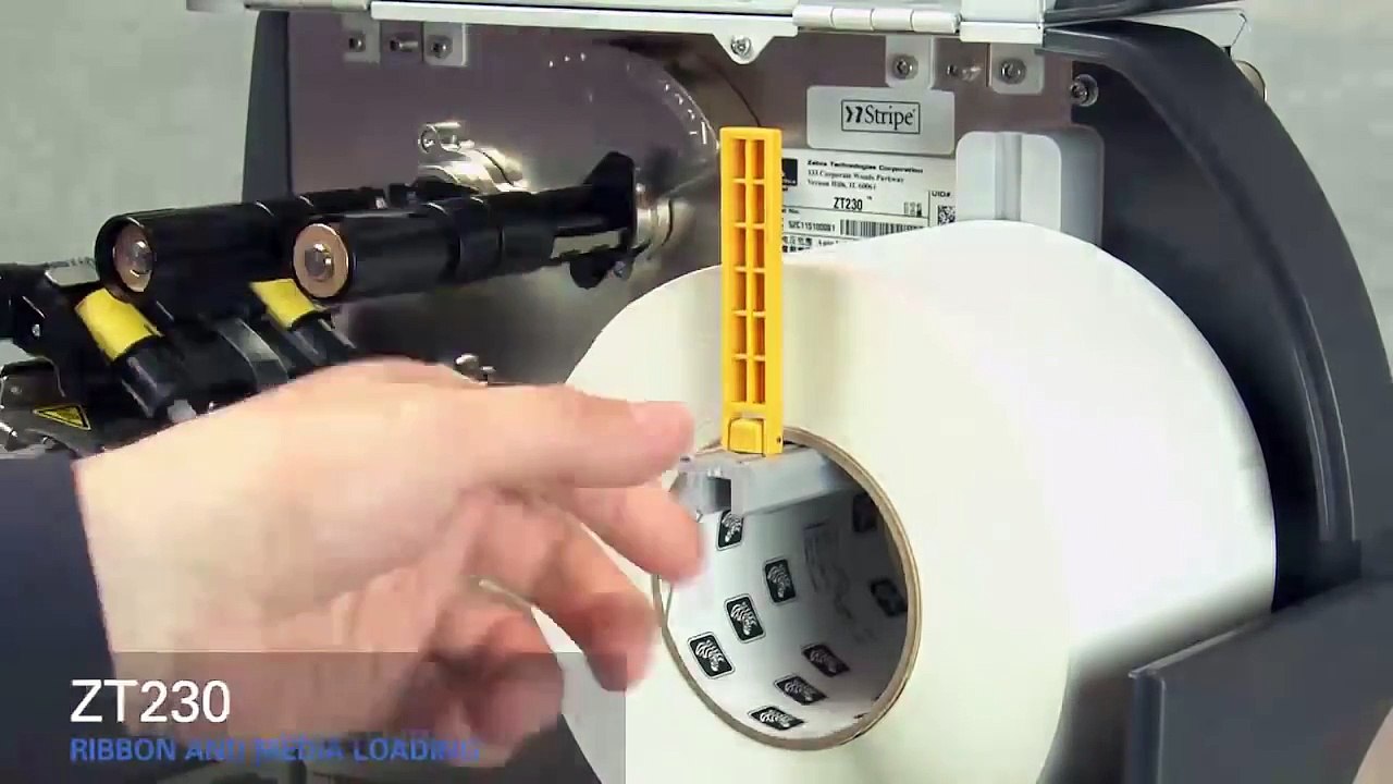 Zebra ZT230 How To Load Media and Ribbon