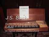 J.S. Bach: Partita No. 2, Sinfonia (on replica Stein 1787 clavichord)