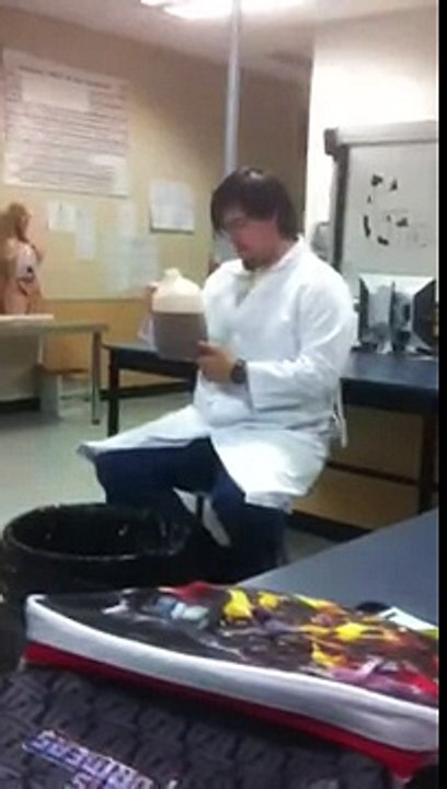 Kid Does The Gallon Of Milk Challenge
