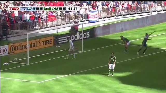 GOAL: Cristian Bolanos - Vancouver Whitecaps FC 2-1 Portland Timbers -7-5-2016 MLS