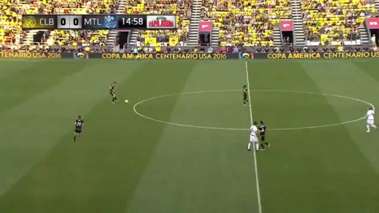 GOAL: Kei Kamara - Columbus Crew SC 1-0 Montreal Impact  -7-5-2016 MLS
