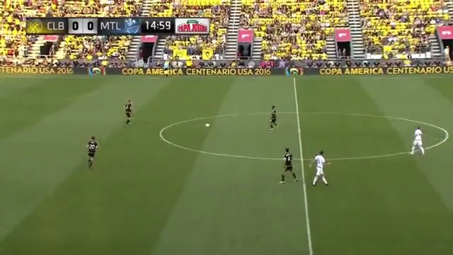 GOAL: Kei Kamara - Columbus Crew SC 1-0 Montreal Impact -7-5-2016 MLS