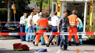 Motorrijder en fietser zwaargewond bij ongeluk op de Slotlaan in Oosterhout (2013 05 03)
