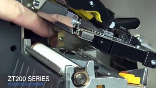 Zebra ZT200 Series How To Replace Platen Roller