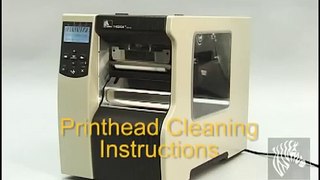 Zebra Xi Series How to Clean Printhead