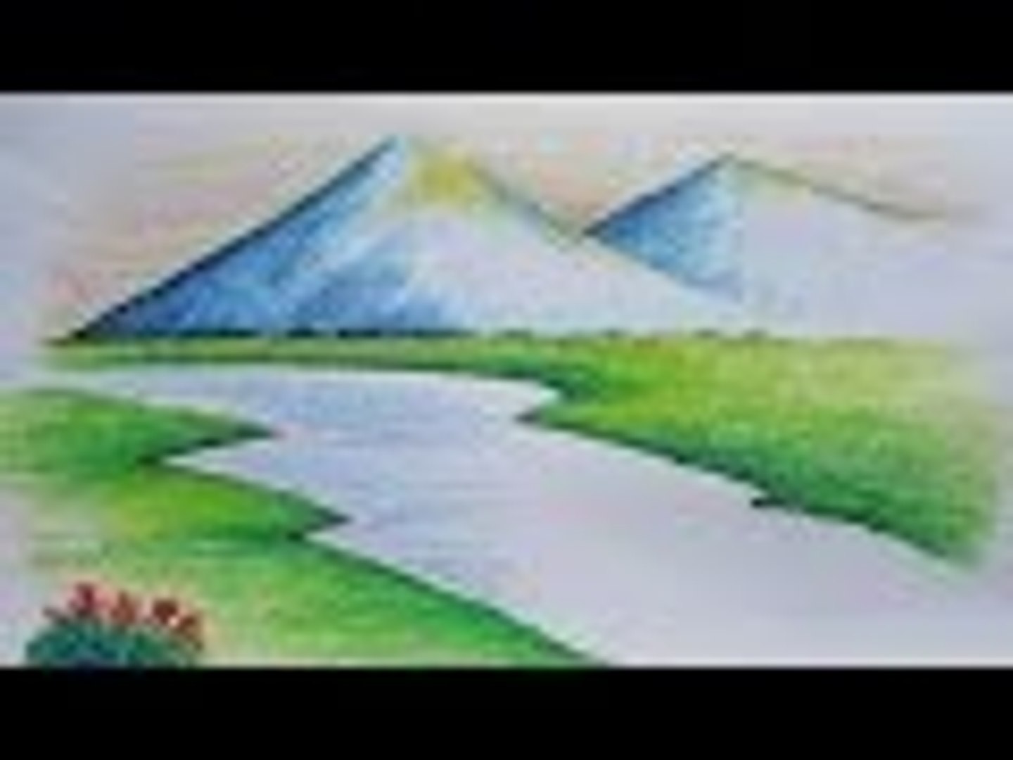 Oil Pastel Landscape for Beginners