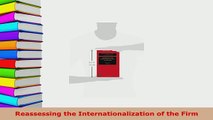 PDF  Reassessing the Internationalization of the Firm  Read Online
