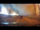 Fort McMurray Fire Fury - 9 minute Hell ride out a town