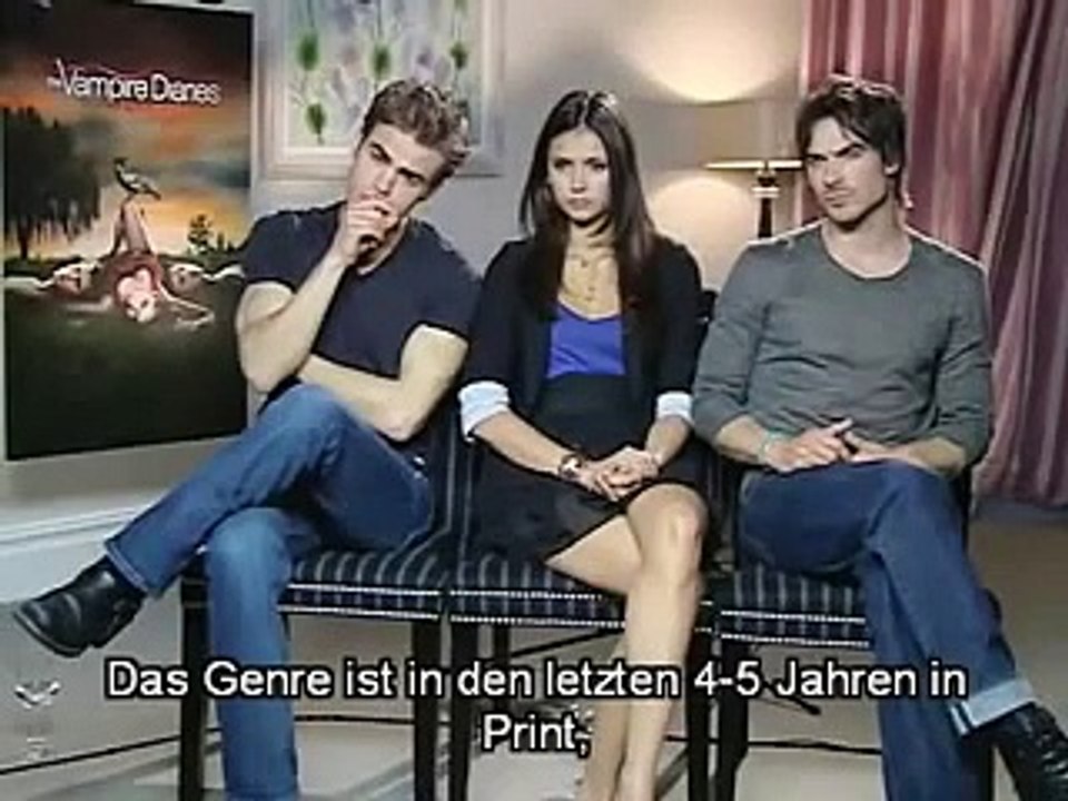 Nina Dobrev, Ian Somerhalder und Paul Wesley über THE VAMPIRE DIARIES