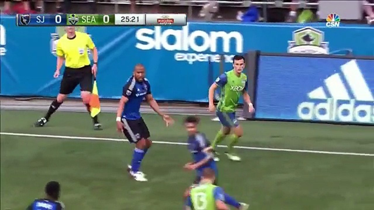 Clint Dempsey Goal - Seattle Sounders FC 1-0 San Jose Earthquakes - 07-05-2016 MLS