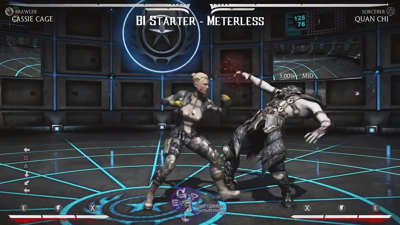 Mortal Kombat X Cassie Cage Combo Guide