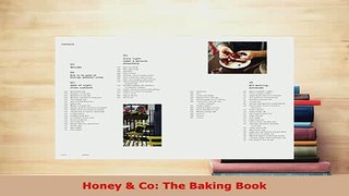 PDF  Honey  Co The Baking Book Read Online