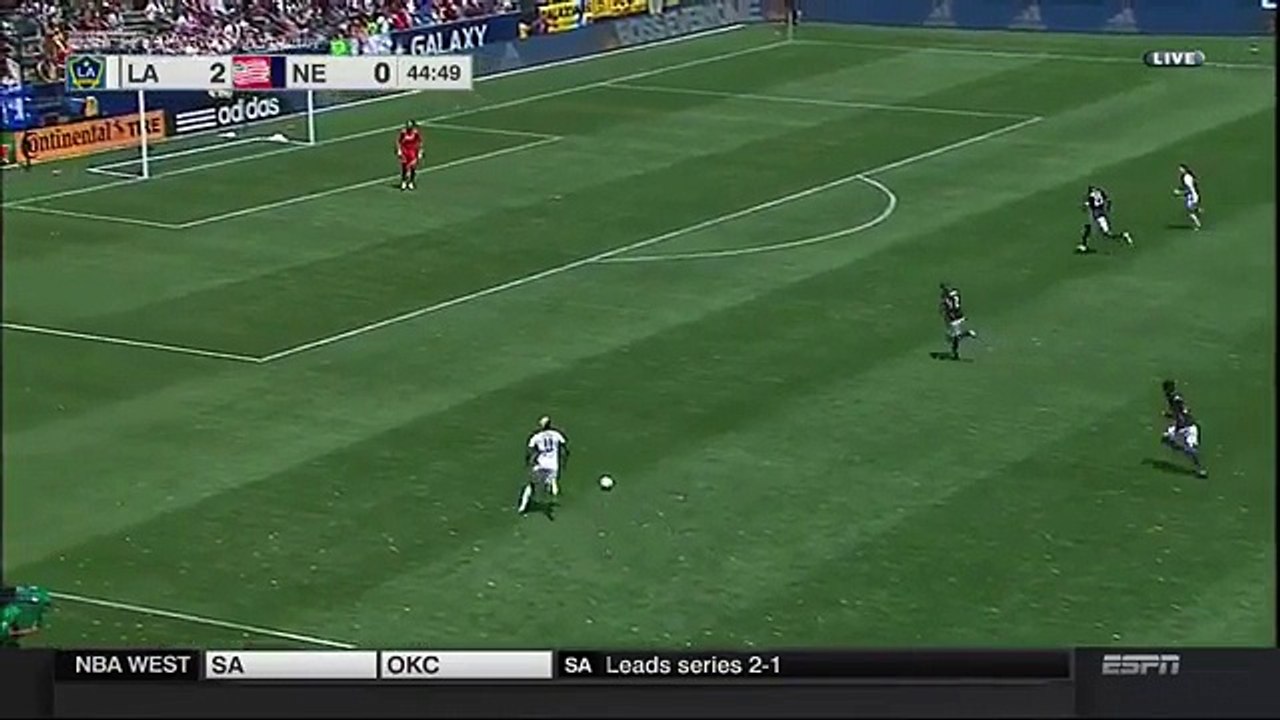 Robbie Keane 2nd Goal - LA Galaxy 3-0 New England Revolution - MLS - 08-05-2016 MLS