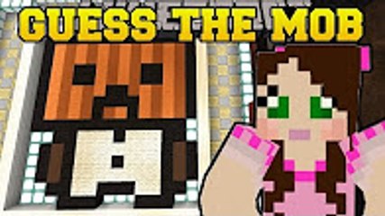 PopularMMOs & GamingWithJen Minecraft: GUESS THAT MOB Mini-Game