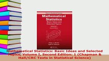Download  Mathematical Statistics Basic Ideas and Selected Topics Volume I Second Edition 1 Free Books