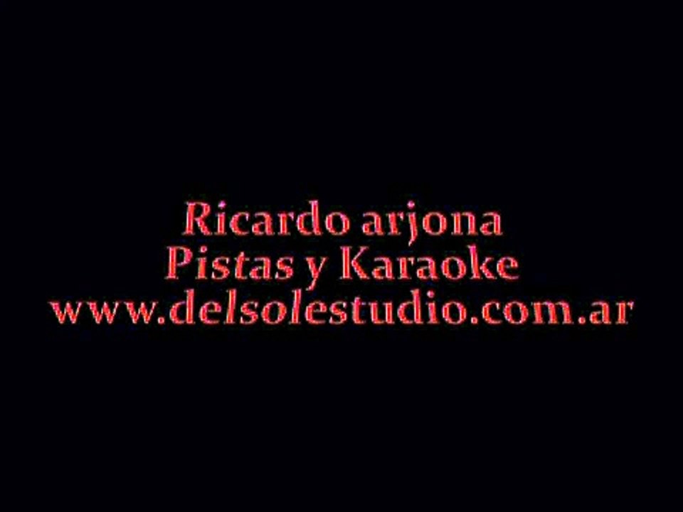 Cita en el bar Ricardo Arjona (Karaoke)