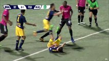 Romero Parkes Kicks Karl Ouimette In The Back As Ouimette Is Sent Off!