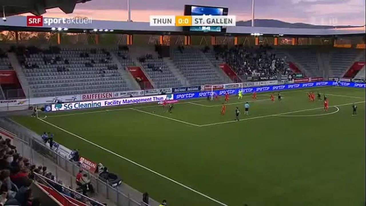 FC Thun 1:0 St Gallen 07.05.16 (32.Runde 2015/16)