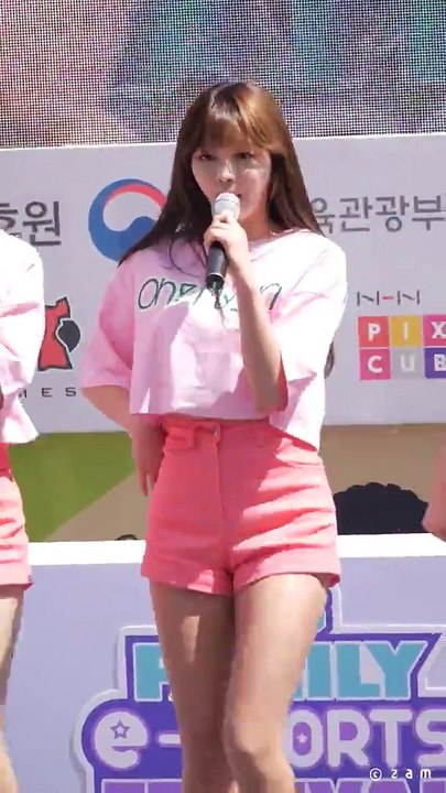 160507 오마이걸 OH MY GIRL 유아 아린 - 라이어 라이어 & 한발짝 두발짝 & 큐피드 (e스포츠페스티발 용산역광장) 직캠 fancam by zam
