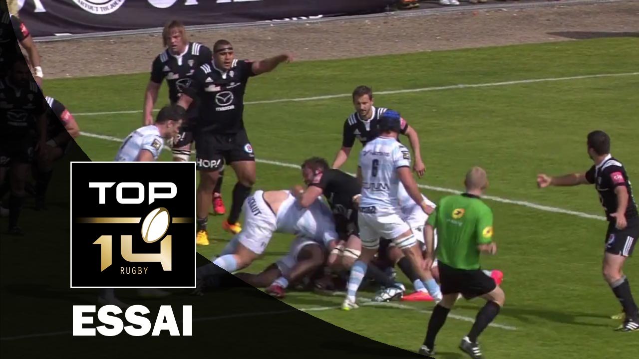 TOP 14 – Brive - Racing 92 : 33-27 Essai Camille CHAT (RAC) – J23 – Saison 2015-2016
