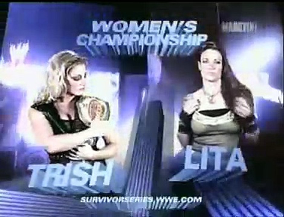 WWE Survivor Series 2004 Trish Stratus vs Lita Women's Championship