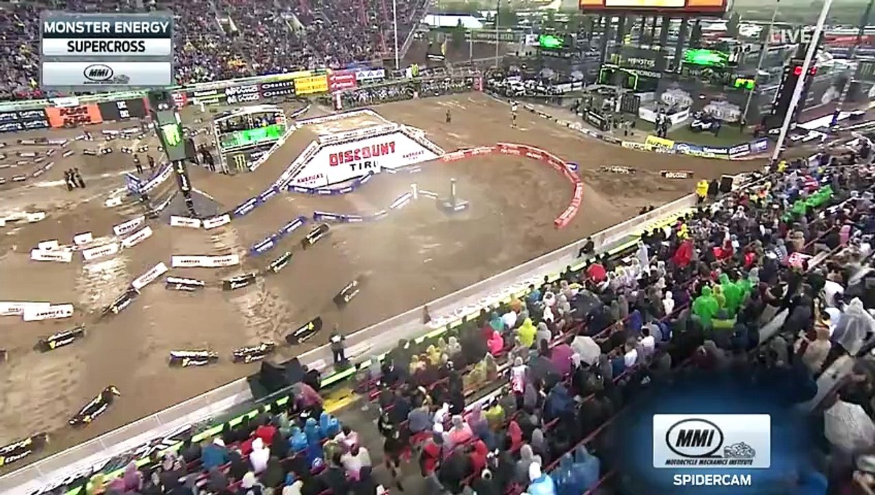 2016 Las Vegas Supercross 250 West Heat 1  Monster Energy Supercross Round 17 HD