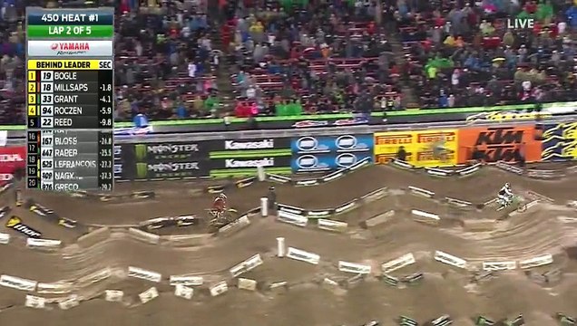 2016 Las Vegas Supercross 450 Heat 1 - Monster Energy Supercross Round 17 HD