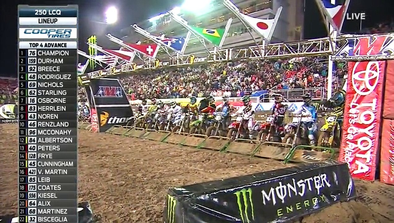 2016 Las Vegas Supercross 250 East West LCQ - Monster Energy Supercross Round 17 HD