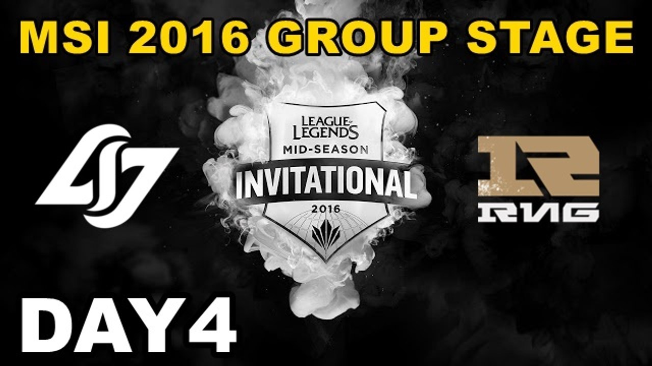 (LOL)CLG vs RNG Highlight (MSI 2016 季中邀請賽)Day4