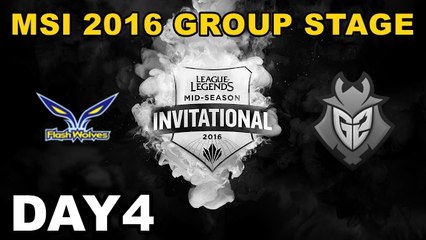 (LOL)FW vs G2 Highlight (MSI 2016 季中邀請賽)Day4