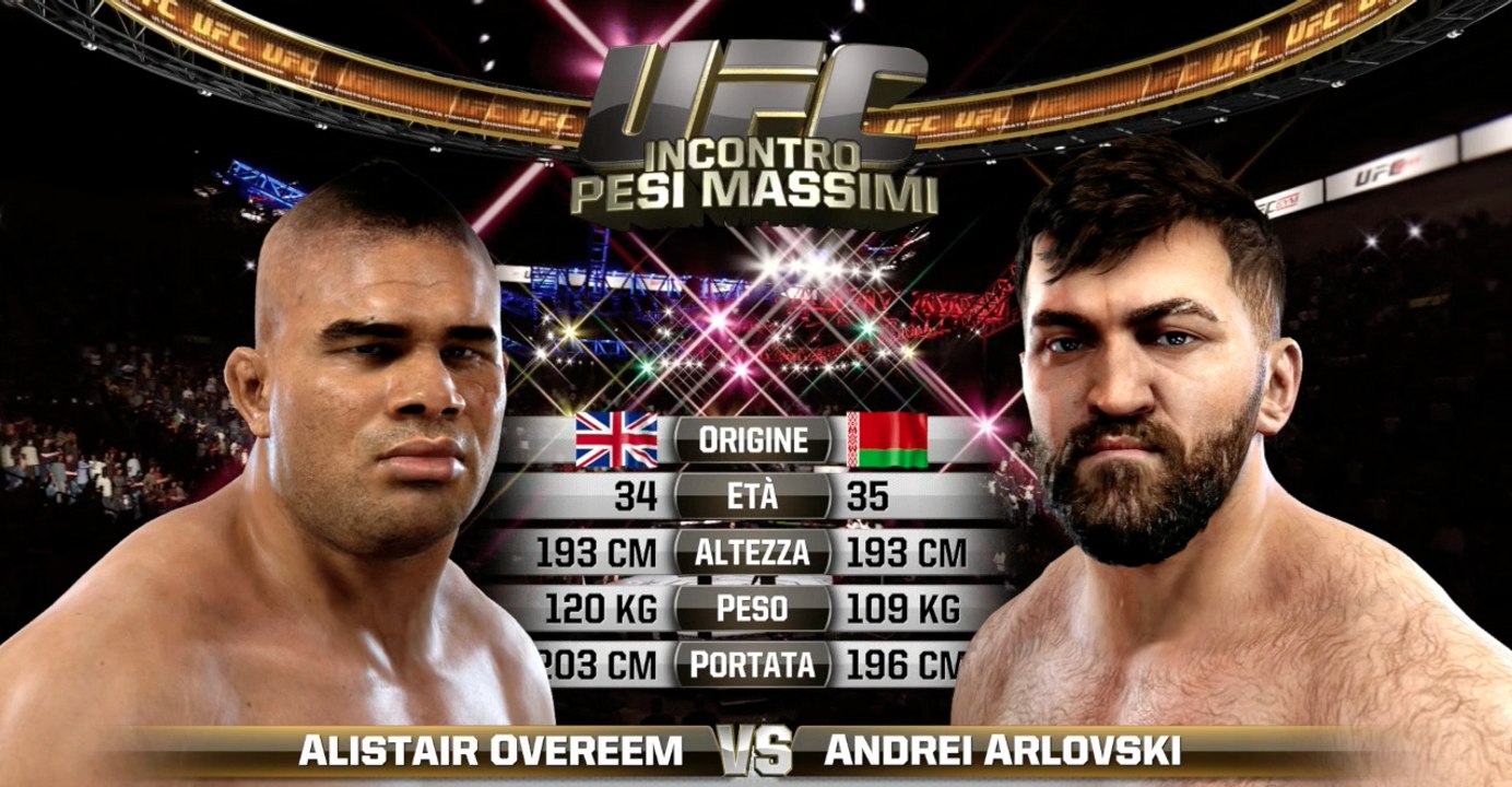 UFC FIGHT NIGHT EVENT  Alistair  "The Reem" Overeem vs Andrei "Pit Bull" Arlovski