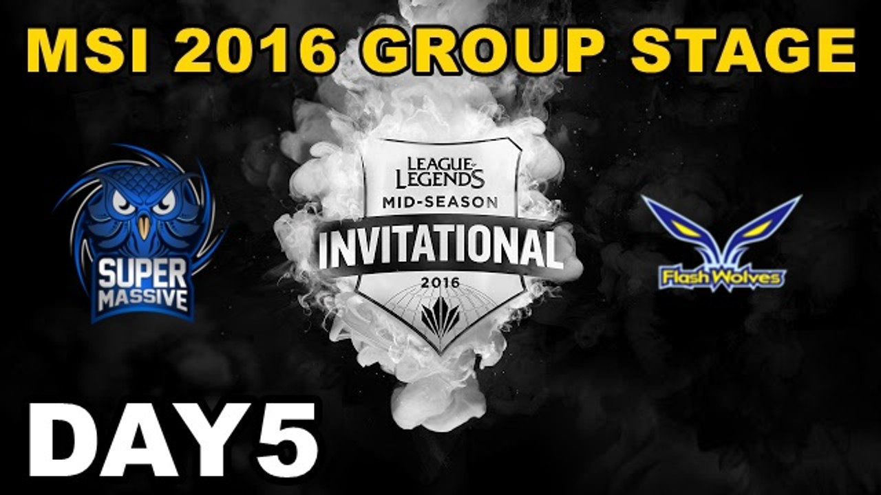 (LOL)SUP vs FW Highlight (MSI 2016 季中邀請賽)Day5