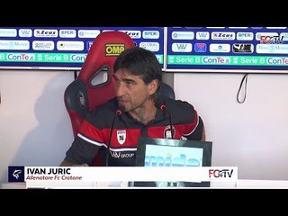 Post Latina, mister Juric in sala stampa