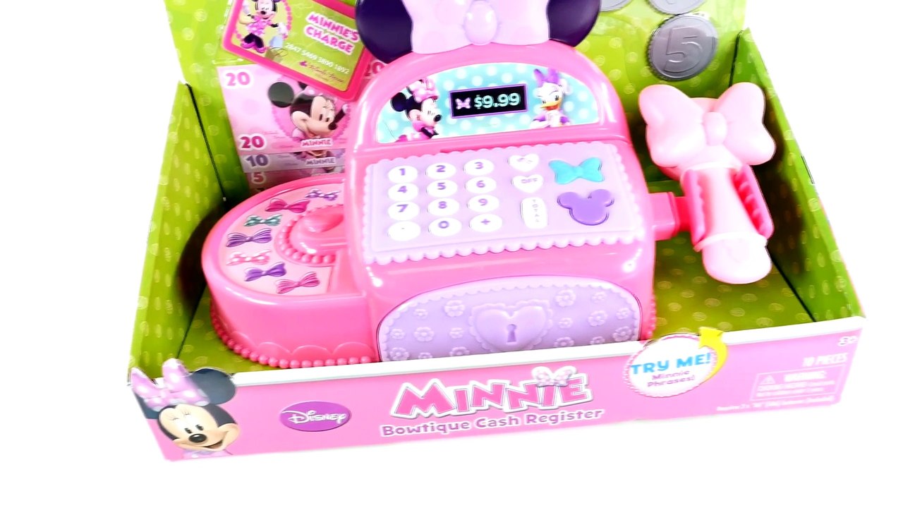 Caja Registradora de Minnie Mouse  Barbie Shopkins Dora La Exploradora Doc McStuffins