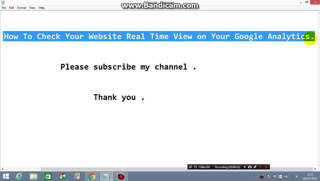 How To Check Your Website Real Time View on Your Google Analytics