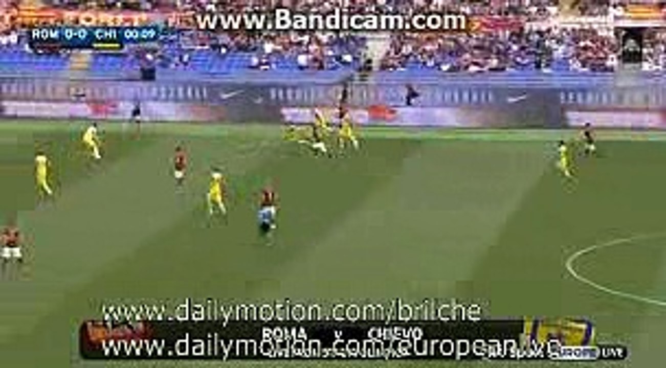 Miralem Pjanic Amazing Free KIck - AS Roma vs. Chievo - 08.05.2016