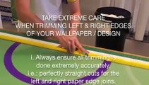 How to hang pre pasted wallpaper - TSWS9PP wallpaper application guide