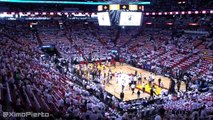 Dwyane Wade Practicing During Canadian National Anthem  Raptors vs Heat  Game 3  NBA Playoffs