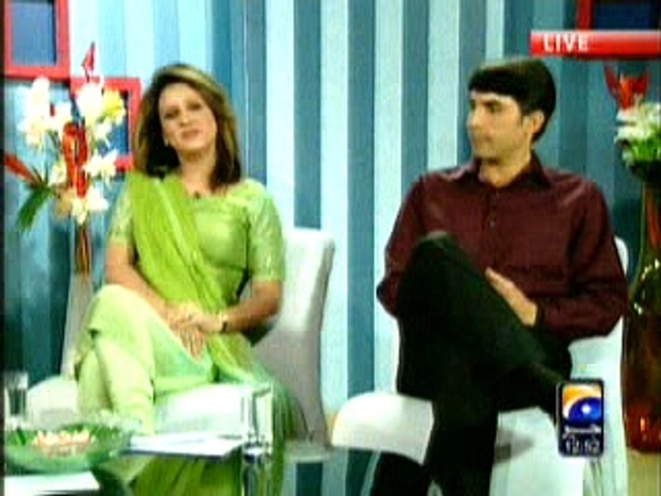 Misbah ul Haq & Bushra Ansari in Nadia Khan Show Part 1