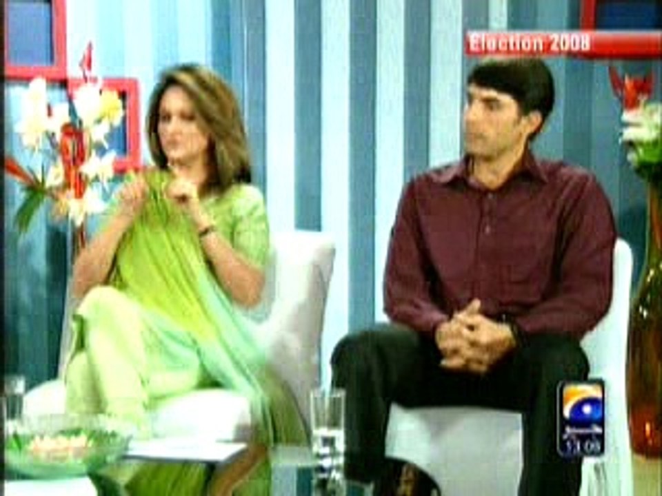 Misbah ul Haq & Bushra Ansari in Nadia Khan Show Part 2